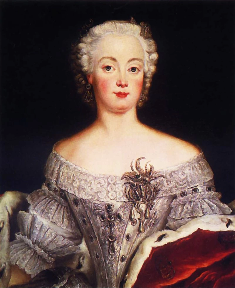 Ritratto di Elisabeth Christine Ehefrau 1